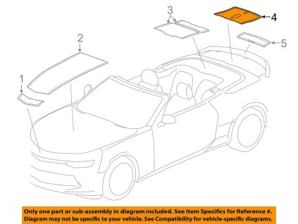 Chevrolet Camaro 6.gen Naklejany pas 23302269
