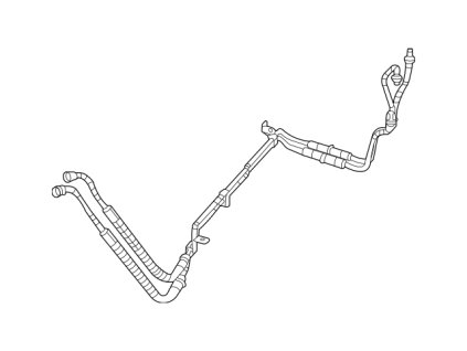 Dodge RAM 1500 5.gen DT Hadice chladiče oleje 68268595AD