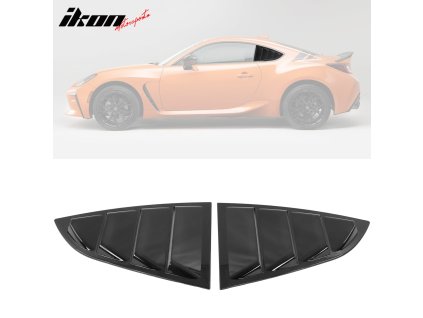 Subaru BRZ Toyota GR86 2DR 2022-2025 Mřížka na okno boční PC nenatřená černá