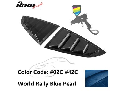 Subaru BRZ Toyota GR86 2DR 2022-2025 Mřížka na okno boční IKON PC World Rally Blue Pearl