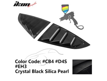 Subaru BRZ Toyota GR86 2DR 2022-2025 Mřížka na okno boční IKON PC Crystal Black Silica Pearl