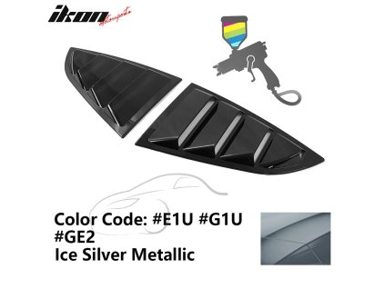 Subaru BRZ Toyota GR86 2DR 2022-2025 Mřížka na okno boční IKON PC metalíza  Ice Silver
