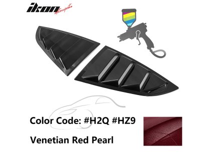 Subaru BRZ Toyota GR86 2DR  2022-2025 Mřížka na okno boční IKON PC červená Venetian Pearl