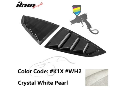 Subaru BRZ Toyota GR86 2DR 2022-2025 Mřížka na okno boční IKON PC Crystal White Pearl