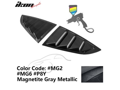 Subaru BRZ Toyota GR86 2DR 2022-2025 Mřížka na okno boční IKON PC metalíza Magnetite Gray