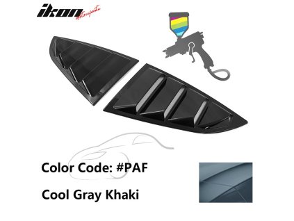 Subaru BRZ Toyota GR86 2DR 2022-2025 Mřížka na okno boční IKON PC Cool Gray Khaki