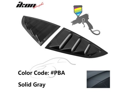 Subaru BRZ Toyota GR86 2DR 2022-2025 Mřížka na okno boční IKON PC Solid Gray