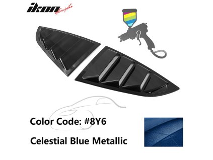 Subaru BRZ Toyota GR86 2DR 2022-2025 Mřížka na okno boční IKON PC metalíza Celestial Blue