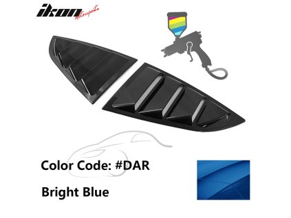 Subaru BRZ Toyota GR86 2DR 2022-2025 Mřížka na okno boční IKON PC Bright Blue/Light Blue