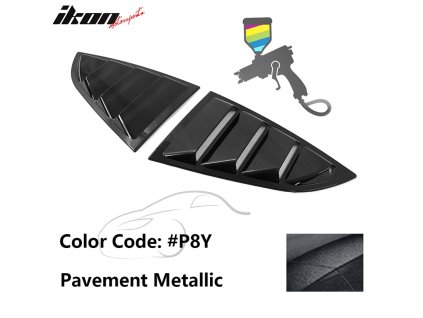 Subaru BRZ Toyota GR86 2DR 2022-2025 Mřížka na okno boční IKON PC metalíza  Pavement