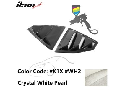 Subaru WRX 2022-2025 Mřížka na okno boční IKON PC Crystal White Pearl