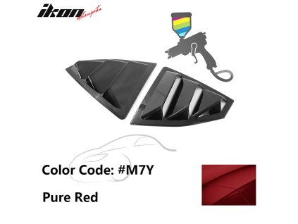 Subaru WRX 2022-2025 Mřížka na okno boční IKON PC červená Pure