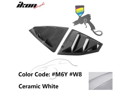 Subaru WRX 2022-2025 Mřížka na okno boční IKON PC bílá Ceramic