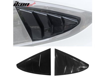 Tesla Model X 2022-2025 Mřížka na okno boční IKON ABS lesklá černá