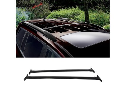 Toyota Highlander 2008-2013 Nosič na střechu hliník černá