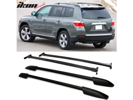 Toyota Highlander 2008-2013 Nosič na střechu hliník černá