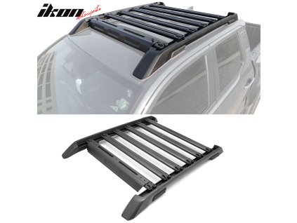 Toyota Tacoma Crew Cab 2024-2025 Nosič na střechu s posuvnými lištami ABS hliník černá