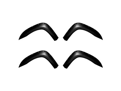 Toyota Tacoma 2005-2011 Rozšíření blatníků ABS Rivet Bolt styl textovaná černá