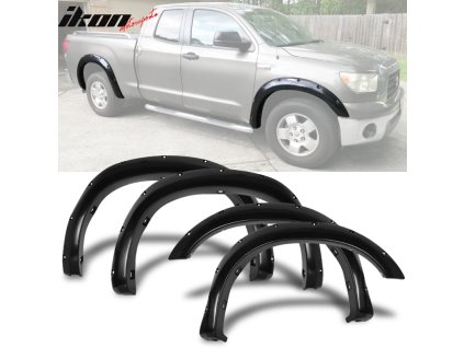 Toyota Tundra 2007-2013 Rozšíření blatníků ABS Pocket styl hladká černá