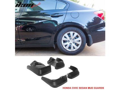 Honda Civic 4Pc 4Dr 2012-2014 Aletines PU