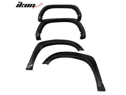 Toyota Tundra 2014-2021 Rozšíření blatníků ABS SuperPocket Rivet/Bolt styl hladká černá