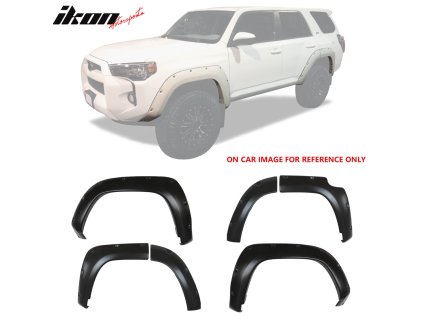 Toyota 4Runner 2014-2024 Rozšíření blatníků Pocket Bolt styl hladká černá