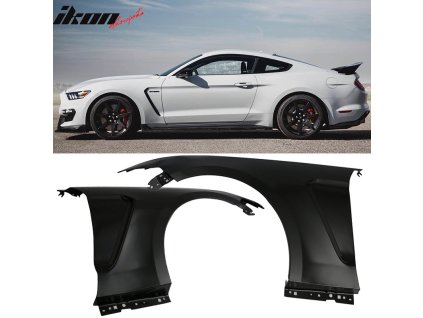 Ford Mustang GT350 2015-2017 Rozšíření blatníků ocel nenatřená černá