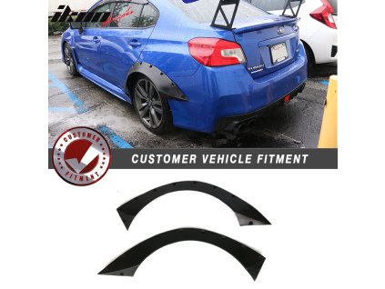 Subaru WRX STI 2015-2021 Rozšíření blatníků PU Rocket Bunny styl nenatřená černá