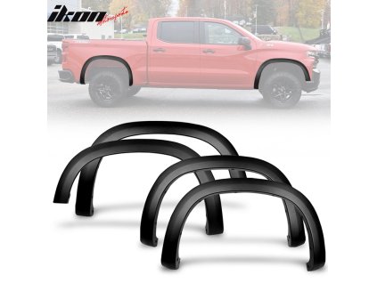 Chevrolet Silverado 1500 2019-2023 Rozšíření blatníků PP OE styl texturovaná černá