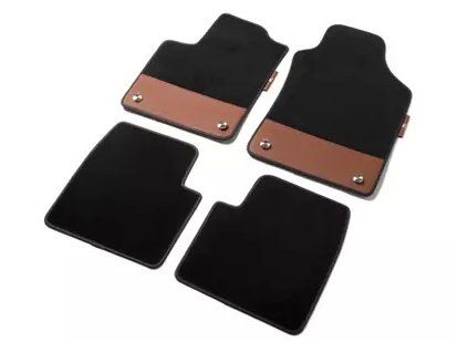 Abarth 500 Alfombrillas textiles marrones 595 manual