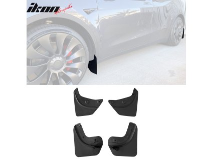Tesla Model Y 2020-2024 Rozšíření blatníků OE styl TPE černá