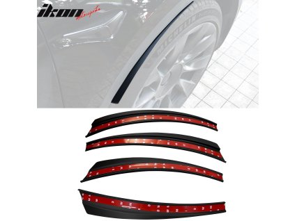 Tesla Model Y 2020-2024 Rozšíření blatníků ABS matná černá