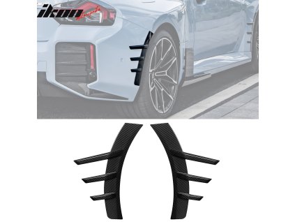 BMW G87 M2 2023-2024 Rozšíření blatníků M Performance styl Suché uhlíkové vlákno lesklá černá