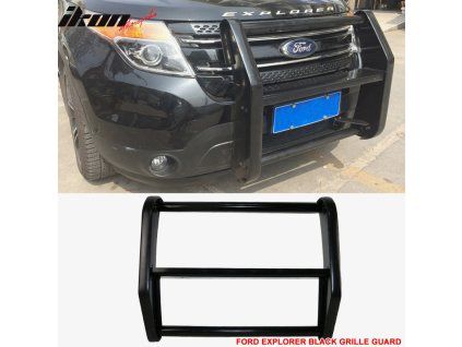 Ford Explorer 2011-2015 Bull bar estilo Interceptor acero negro