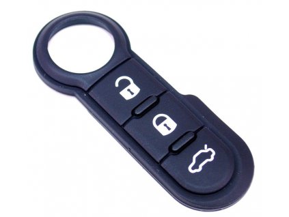 Rubber key button Fiat, Abarth