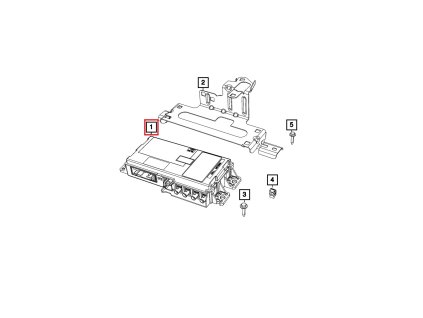 Dodge RAM 1500 5.gen DT Řídící jednotka motoru 68423484AC