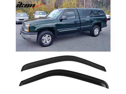 GMC Sierra 1999-2007 Ofuky oken Slim styl akryl kouřová tónovaná