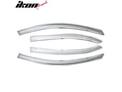Hyundai Sonata 2006-2010 Déflecteurs de vitres ABS chrome