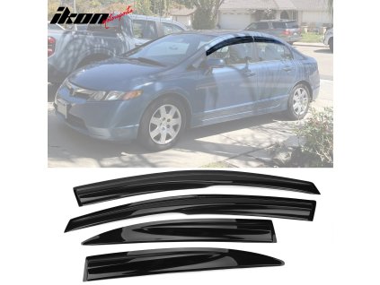 Honda Civic Sedan 2006-2011 PP Mugen styl kouřová tónovaná