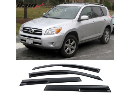 Toyota RAV4 XA30 2006-2012 Ofuky oken Mugen styl akryl kouřová tónovaná