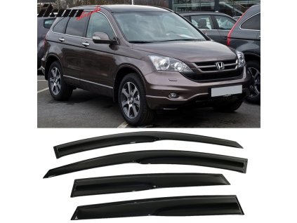 Honda CRV 2007-2011 Ofuky oken Mugen styl akryl kouřová tónovaná