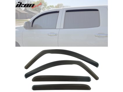 Toyota Tundra CrewMax 2007-2021 Ofuky oken PP černá