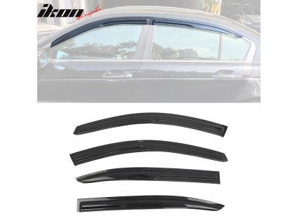 Honda Accord 4-Door Sedan 2008-2012 Ofuky oken Mugen style akryl kouřová tónovaná