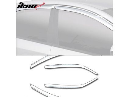 Kia Forte 2009-2013 Derivabrisas ABS cromo