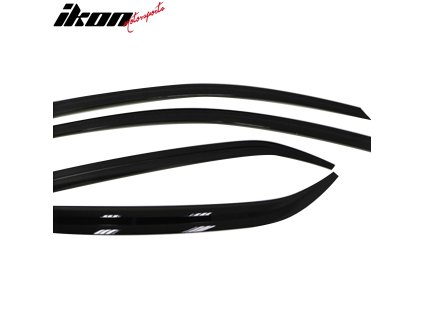 Toyota Corolla 2009-2013 Ofuky oken ABS tmavá černá