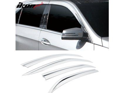 Mercedes-Benz W212 E-Class 2010-2016 Derivabrisas ABS cromado