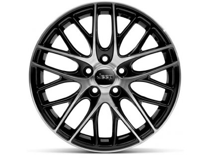 Jeep Cherokee KL Roată vopsită în negru 17′