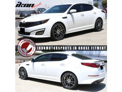 Kia Optima 2011-2015 Ofuky oken Mugen styl akryl kouřová tónovaná