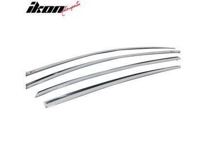 Kia Optima 2011-2015 Déflecteurs de vitres ABS chrome