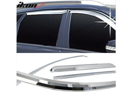 Kia Sorento 2011-2015 Déflecteurs d'air ABS chrome